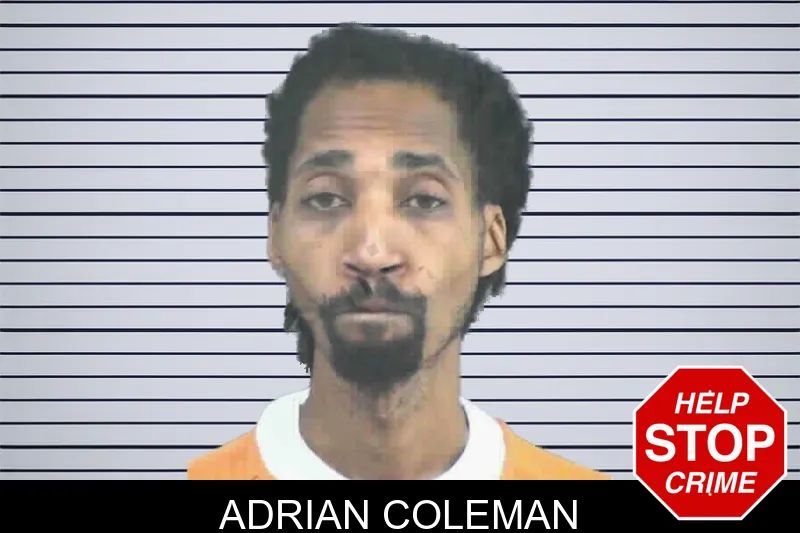 Adrian Coleman mugshot
