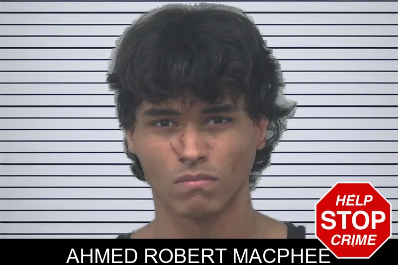 Ahmed Robert MacPhee mugshot