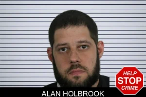 Alan Holbrook mugshot