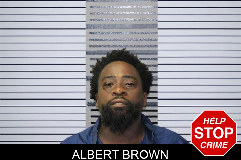 Albert Brown mugshot