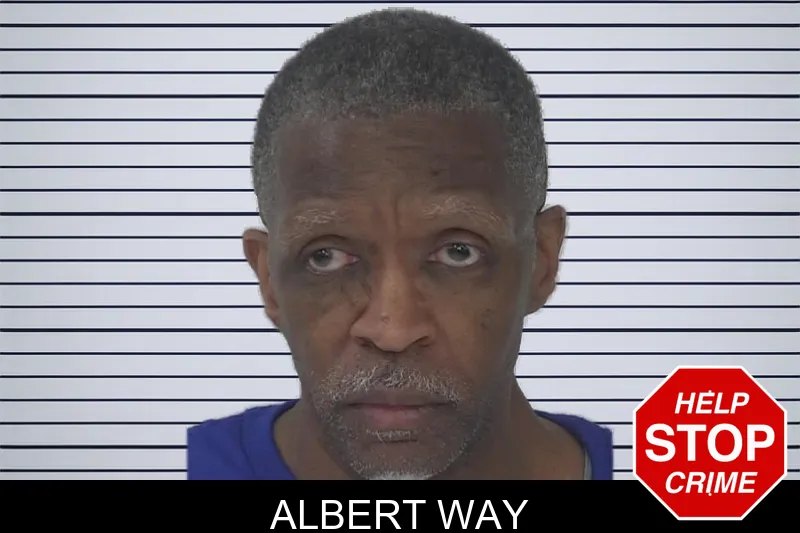 Albert Way mugshot