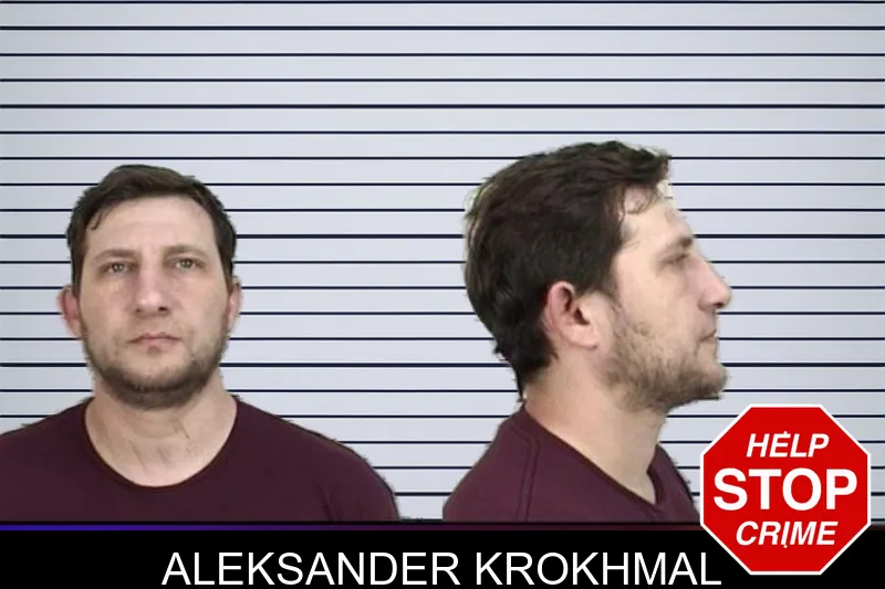 Aleksander Krokhmal mugshot
