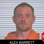 Alex Barrett mugshot
