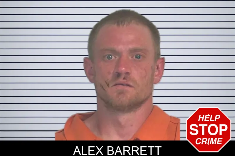 Alex Barrett mugshot