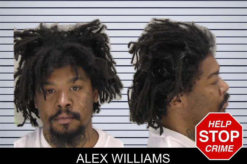 Alex Williams mugshot