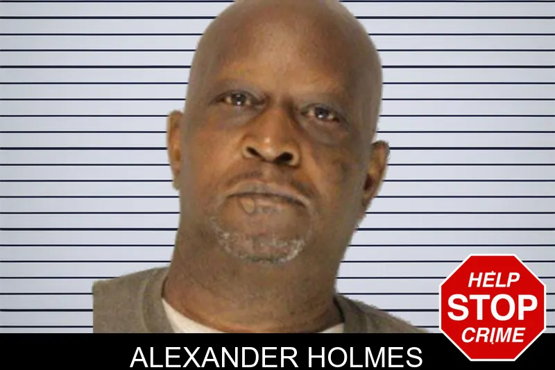 Alexander Holmes mugshot