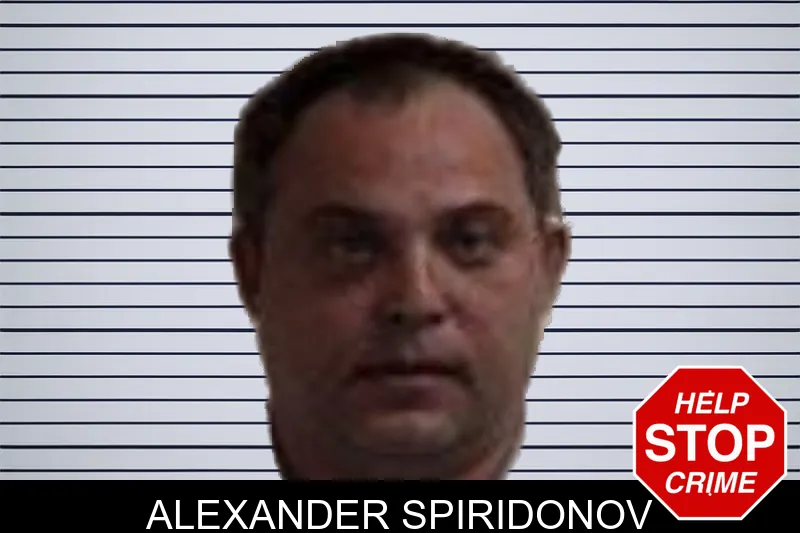 Alexander Spiridonov mugshot