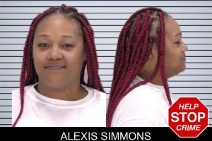 Alexis Simmons mugshot