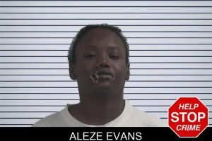 Aleze Evans mugshot