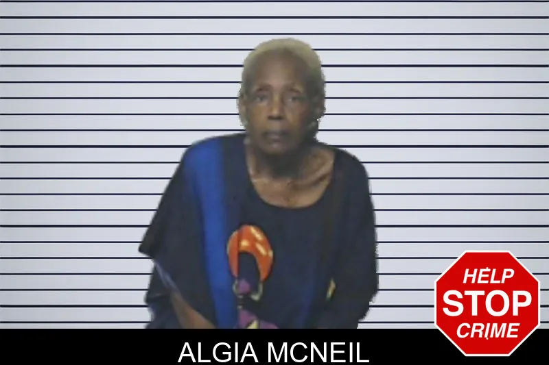 Algia McNeil mugshot