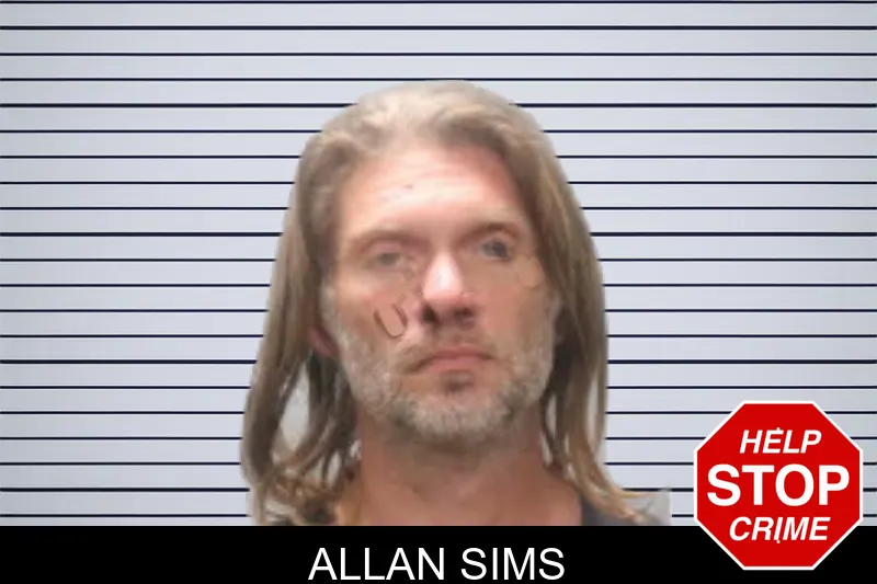 Allan Sims mugshot