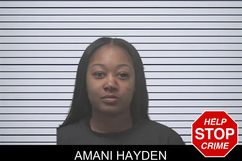 Amani Hayden mugshot