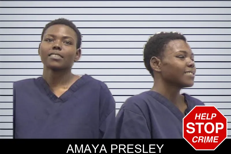 Amaya Presley mugshot