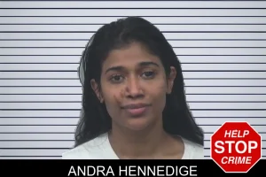 Andra Hennedige mugshot