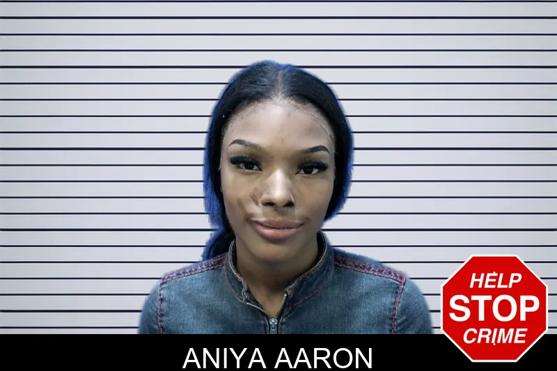 Aniya Aaron mugshot