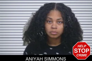 Aniyah Simmons mugshot