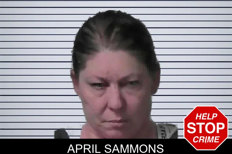 April Sammons mugshot