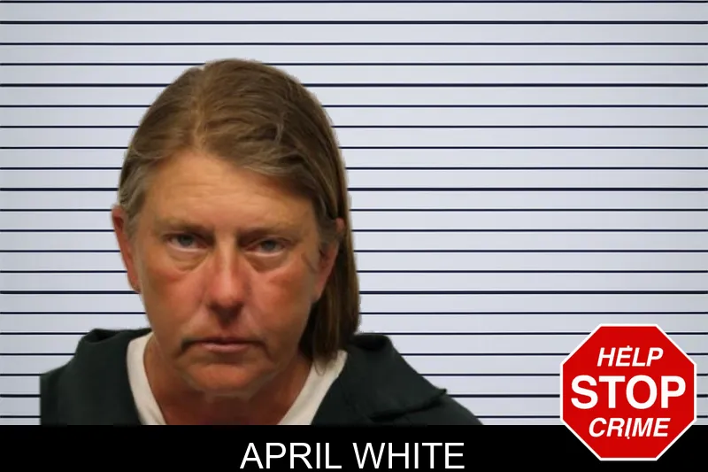 April White mugshot