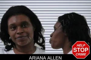 Ariana Allen mugshot