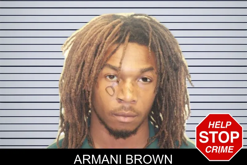 Armani Brown mugshot – Chatham County , Georgia Armani Brown mugshot