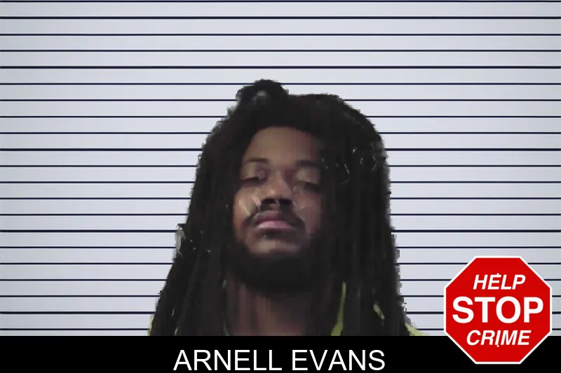 Arnell Evans mugshot