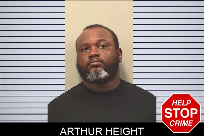 Arthur Height mugshot