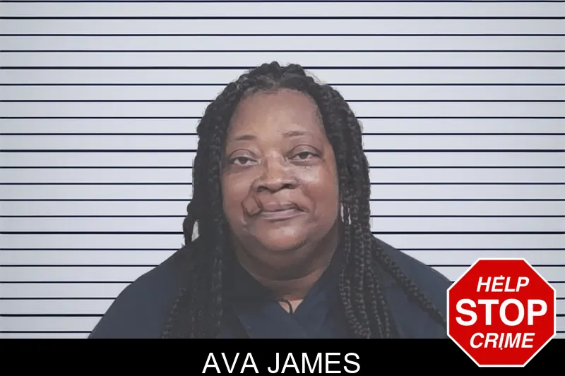 Ava James mugshot