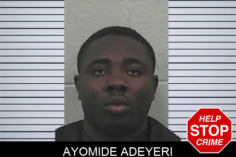 Ayomide Adeyeri mugshot