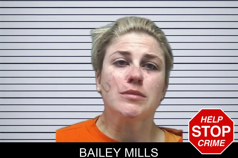 Bailey Mills mugshot