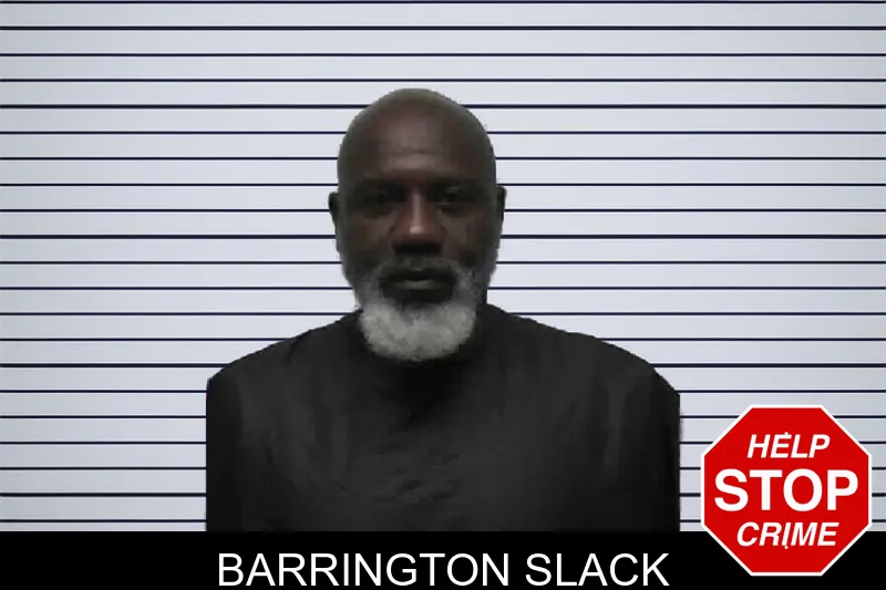 Barrington Slack mugshot