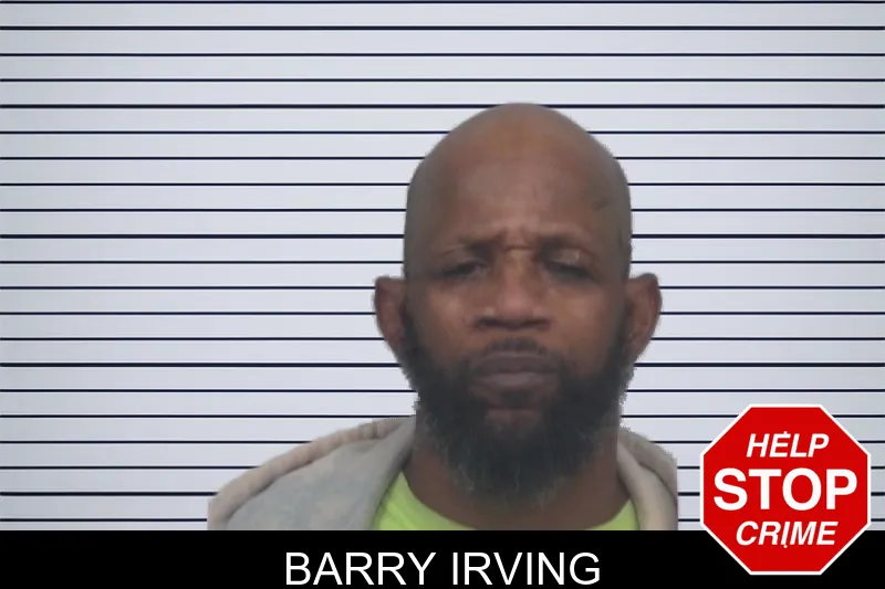 Barry Irving mugshot