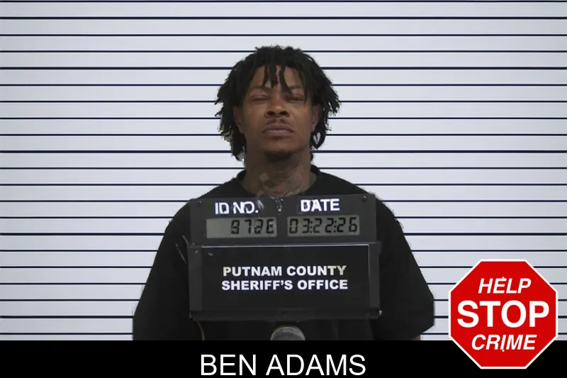 Ben Adams mugshot