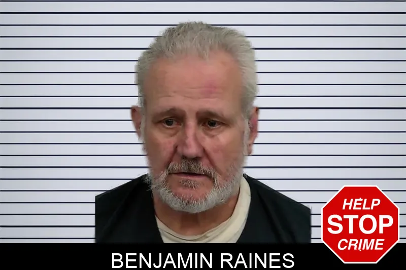 Benjamin Raines mugshot