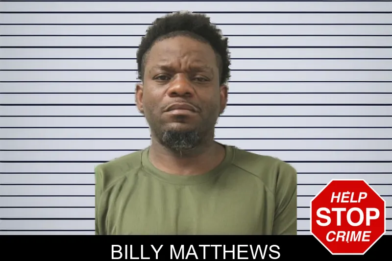 Billy Matthews mugshot