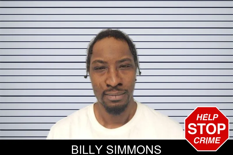 Billy Simmons mugshot