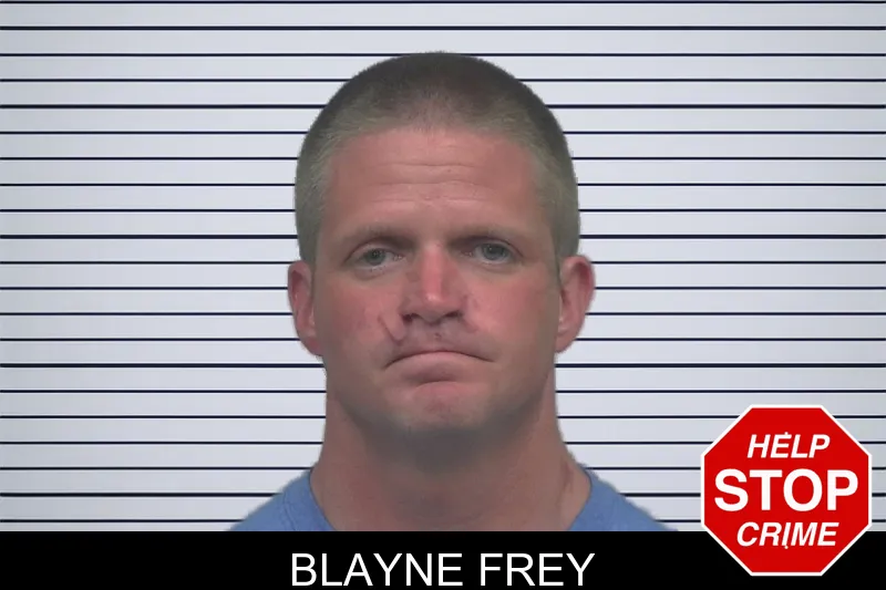 Blayne Frey mugshot