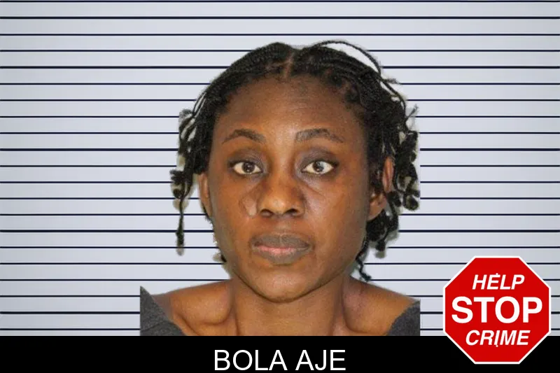 Bola Aje mugshot