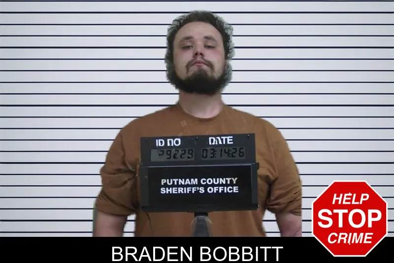 Braden Bobbitt mugshot – Putnam County , Georgia Braden Bobbitt mugshot
