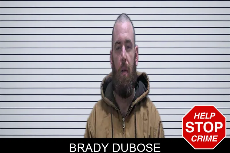 Brady Dubose mugshot