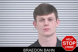 Braedon Bahn mugshot
