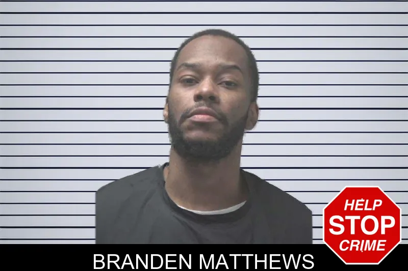 Branden Matthews mugshot