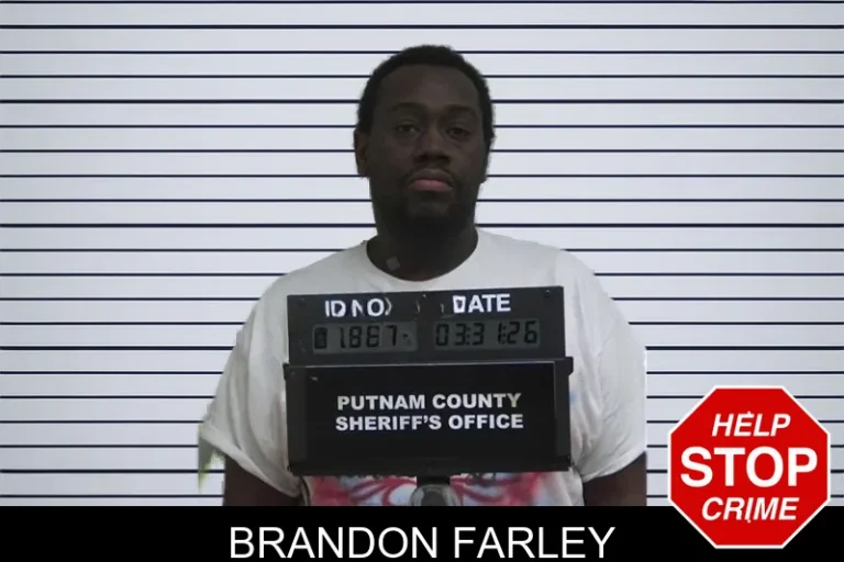 Brandon Farley mugshot – Putnam County , Georgia Brandon Farley