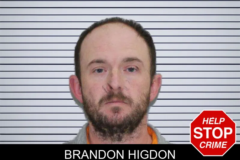 Brandon Higdon mugshot
