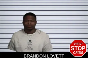 Brandon Lovett mugshot