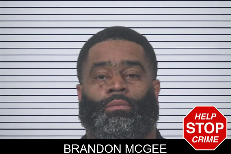 Brandon McGee mugshot