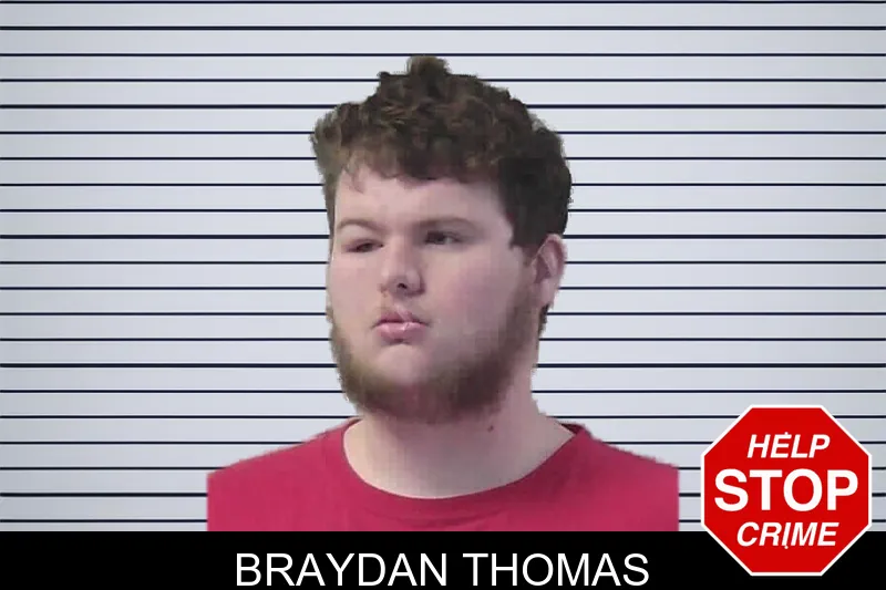 Braydan Thomas mugshot