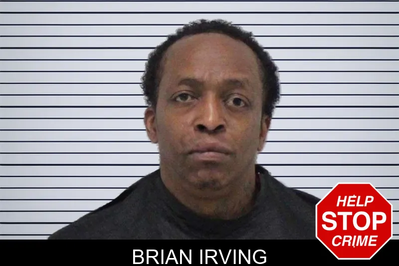 Brian Irving mugshot