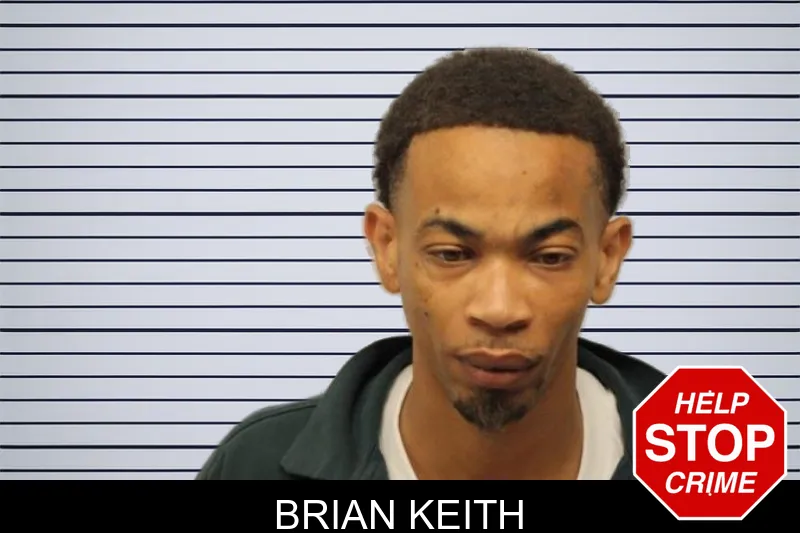 Brian Keith mugshot