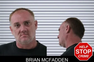 Brian McFadden mugshot
