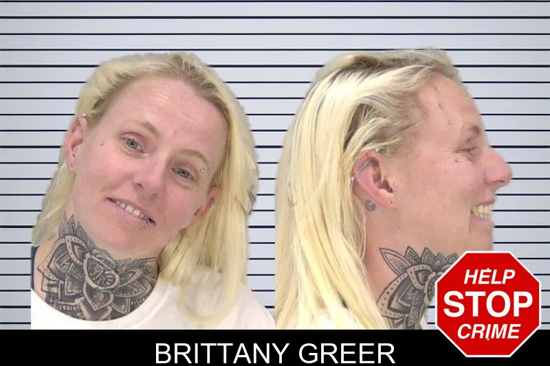 Brittany Greer mugshot